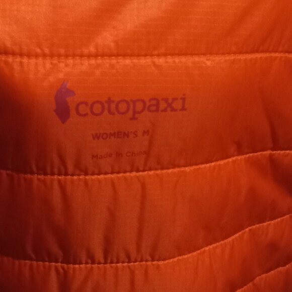 Cotopaxi Jacket Womens Medium Orange Capa Hybrid Insulated Jacket Full Zip - Picture 4 of 5